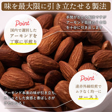 画像をギャラリービューアに読み込む, アーモンド 素焼き 1kg チャック袋付